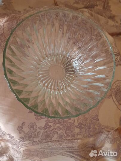 Вазы из хрусталя и цветного стекла СССР