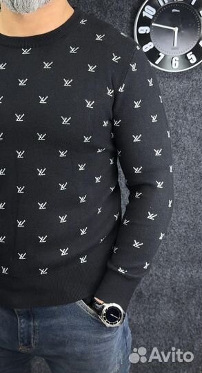 Джемпер Луи черный от 48 до 56