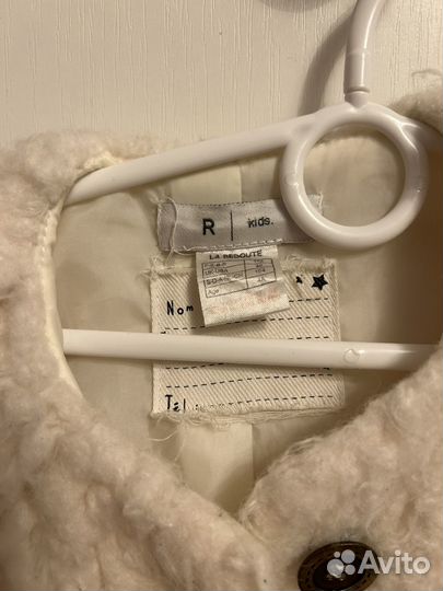 Шубка пальто la redoute для девочки 98