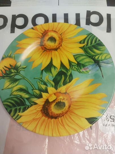 Тюль для кухни и блюдо б.у