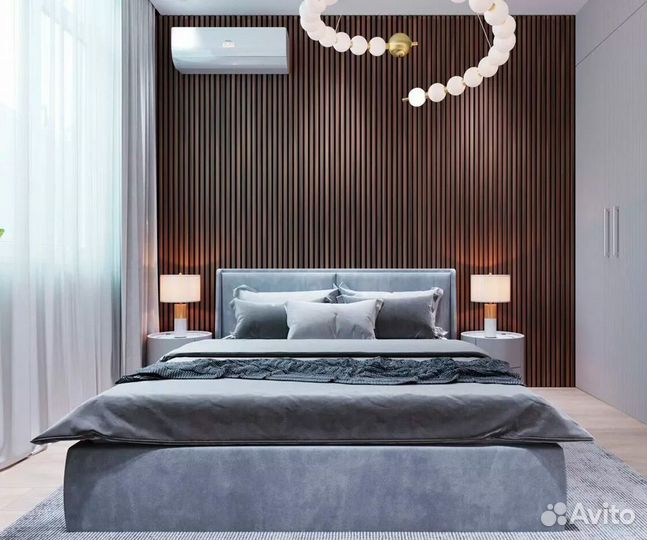 Акустическая панель Cosca Decor Сканди Дуб Старинный натуральный, 2750x600x19мм Темно-коричневый