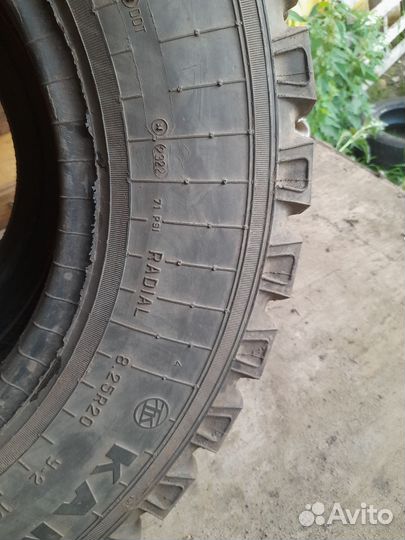 Шины 8.25 r20 бу