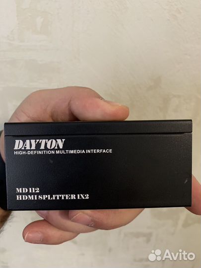 Сплиттер hdmi 1 вход 2 выхода MD 112 mini dayton