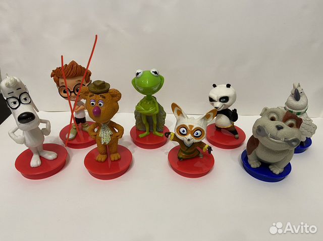 Топперы из кинотеатров,фигурки(крышки) со стаканов