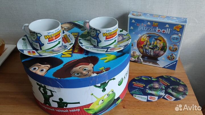 Набор посуды, пазл шар 3D История игрушек