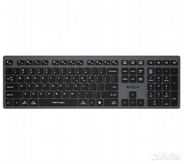 Беспроводная клавиатура A4Tech Fstyler FBX50C, сер