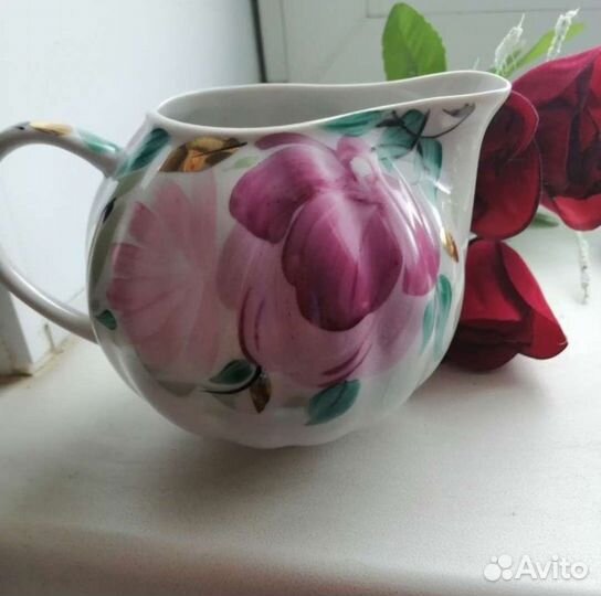 Чайный сервиз Пионы, СССР Дулево