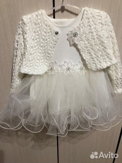 Платье для девочки 62-68