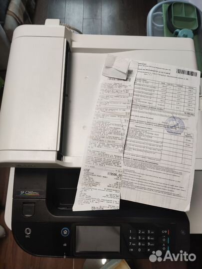 Мфу лазерное Ricoh SP C260sfnw wifi офис