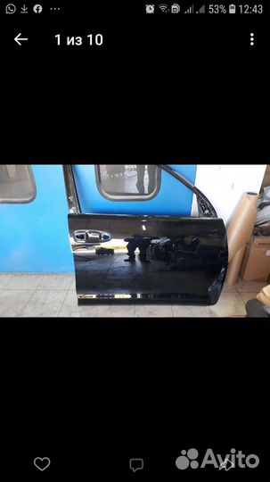 Дверь на тойота ланкрузер передняя,правая