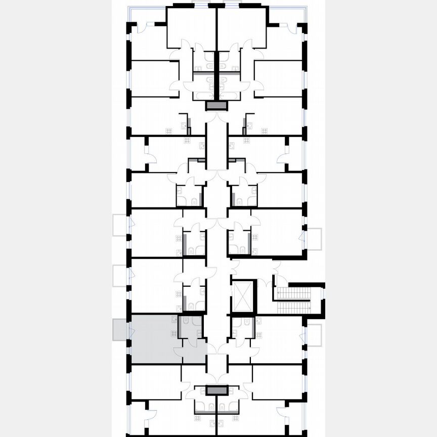 Квартира-студия, 25,3 м², 3/3 эт.