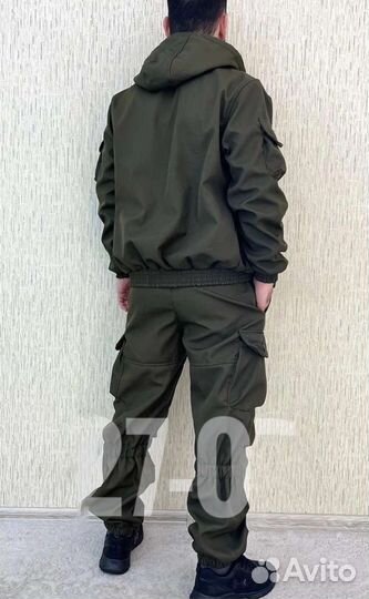 Костюм горка 8 демисезонная олива костюм на флисе