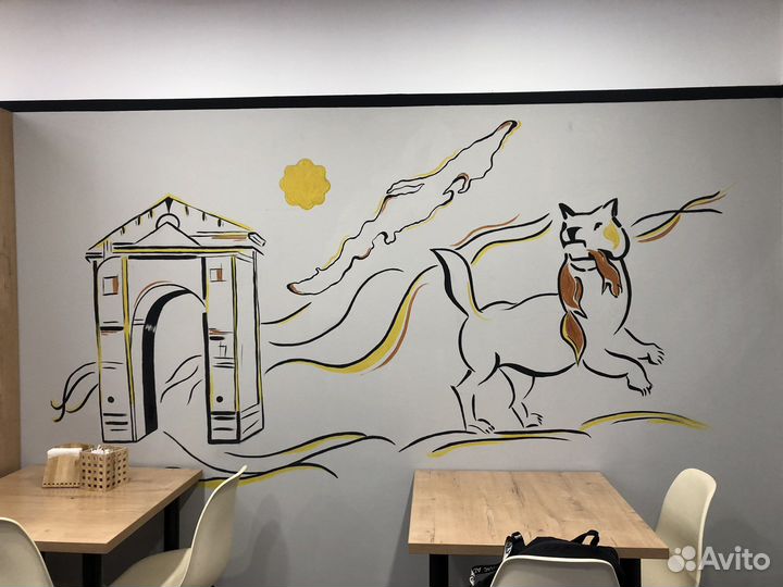 Роспись стен на заказ