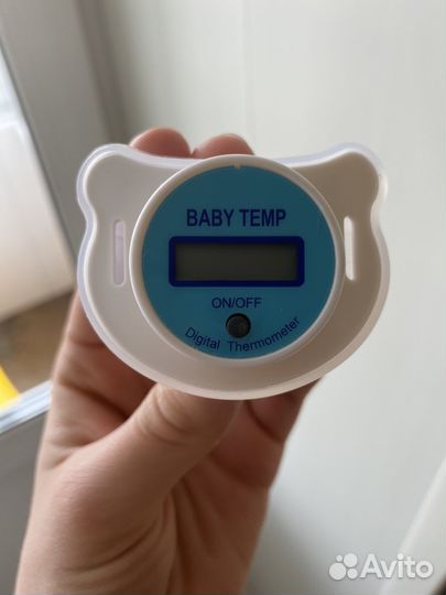 Соска-пустышка термометр электронный