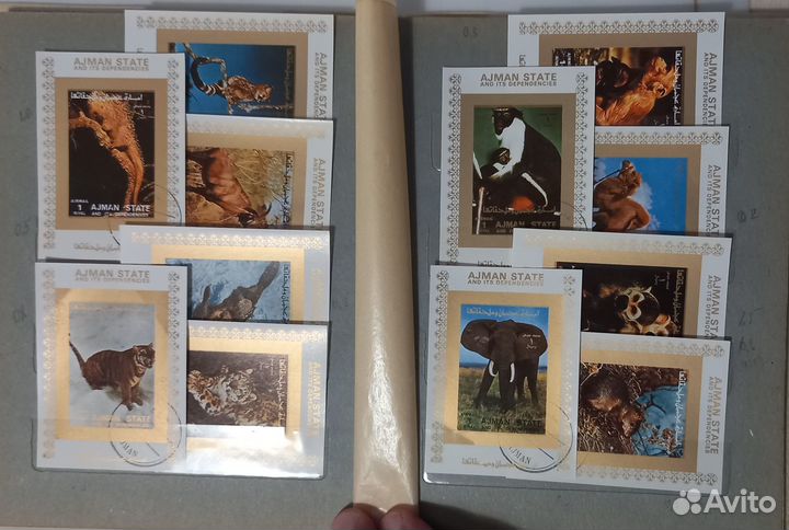 Альбом с марками (Флора-Фауна)