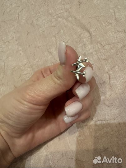 Пусеты серебро