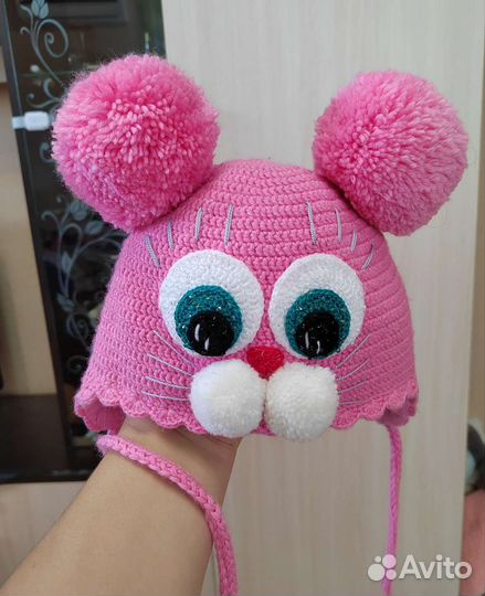 Шапка для девочки ручной работы