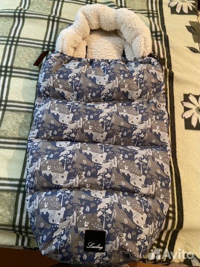 Зимний конверт в коляску