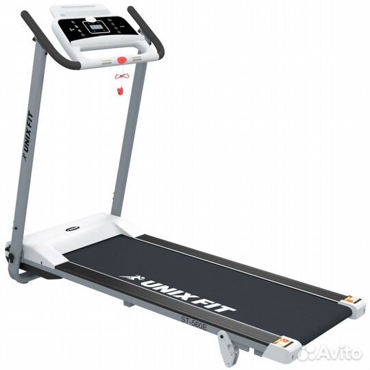 Беговая дорожка Unixfit ST-560E White + коврик