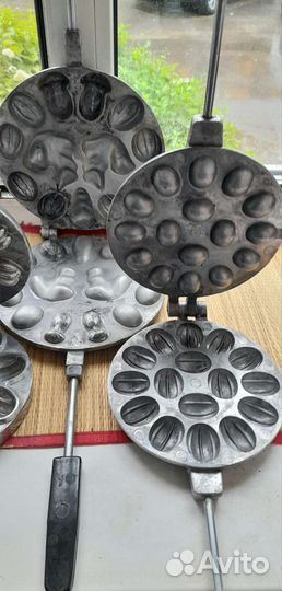 Форма для выпекания орешков в СССР. Чищенные