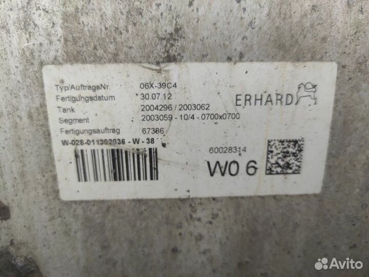 Бак топливный правый Man Tgx