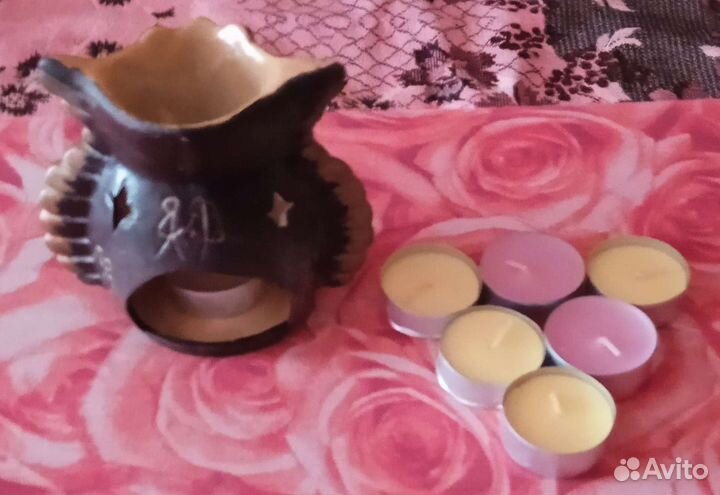 Ароматическая лампа со свечами