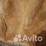 Полушубок из целых пластин лисьего меха