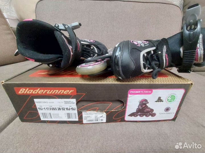 Роликовые коньки детские раздвижные