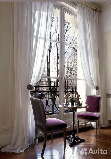 Льняной тюль (Германия)