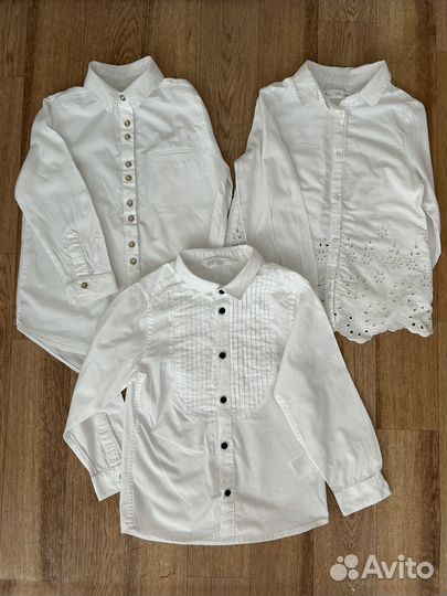 Рубашки Zara H&M 110 116