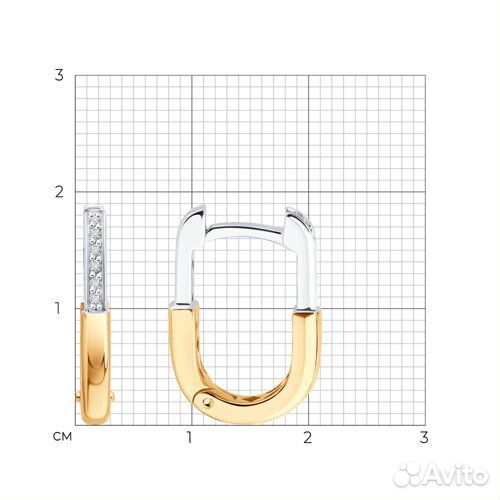 Серьги sokolov из золота, 1022441