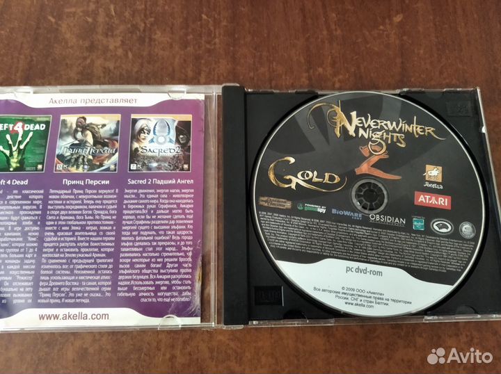 Компьютерная игра Neverwinter Nights 2 gold