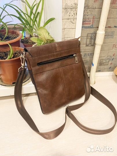 Сумка из кожи унисекс