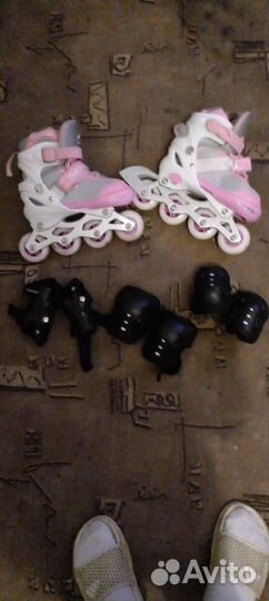 Ролики+коньки 2 в 1