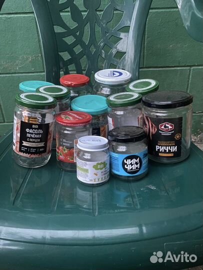Банки стеклянные с винтовой крышкой