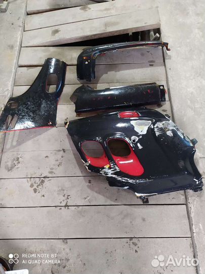 Облицовка пластик на Honda CBR 1000F