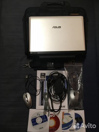 Asus F6E 13.3 White - Ноутбук + Аксессуары