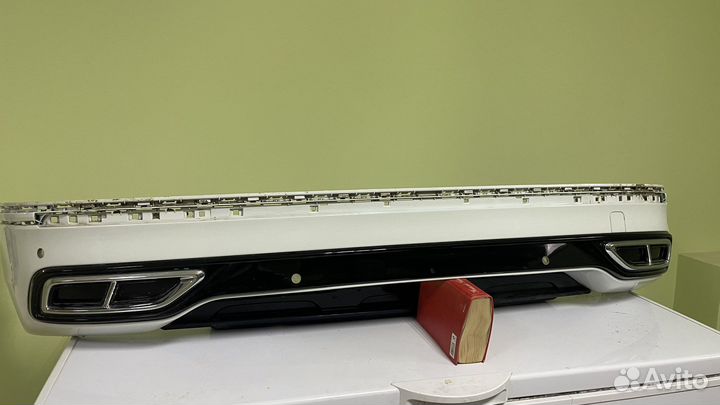 Юбка заднего бампера volkswagen tiguan 2 R line