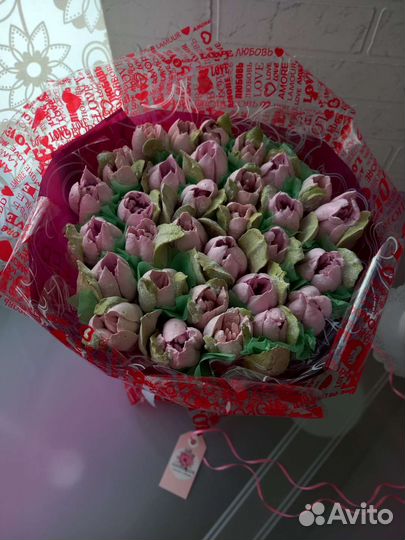 Зефирные тюльпаны