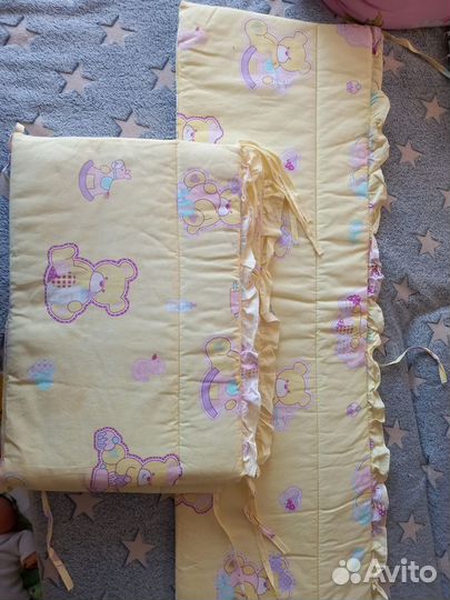 Бортики в детскую кроватку