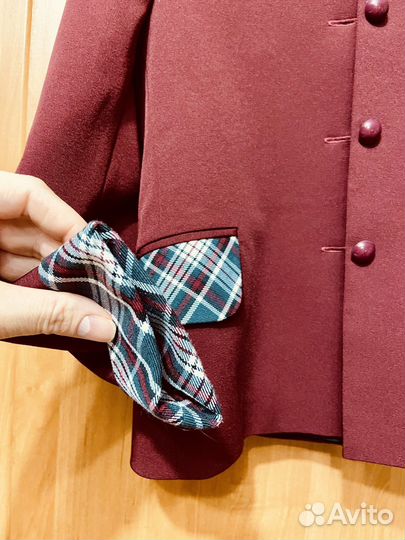 Школьная форма бордовая 134