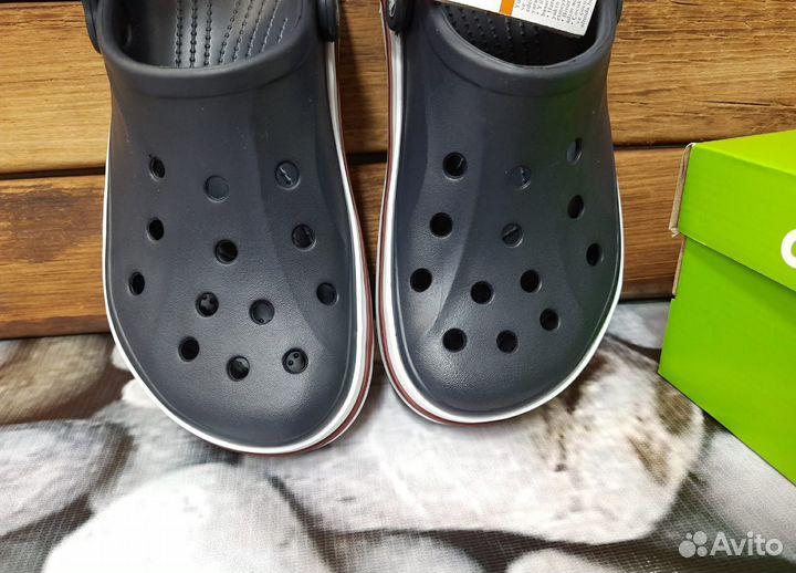 Crocs крокс мужские артикул 01 синий/коробка