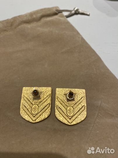 Винтажные серьги бижу