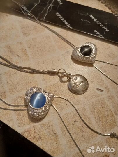 Swarovski кулон сердце