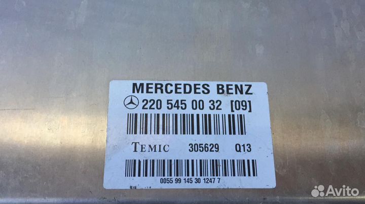 Блок пневмоподвески w220 мерседес