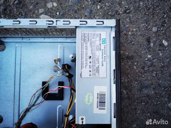 Корпус плоский для пк блоком питания