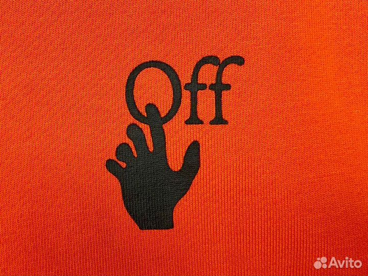 Худи Off White Orange