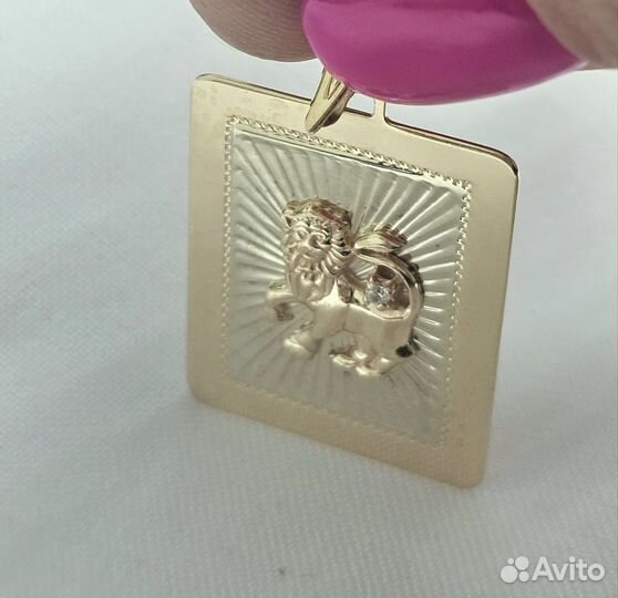 Золотая подвеска