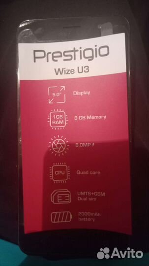 Сенсорный телефон Prestigio