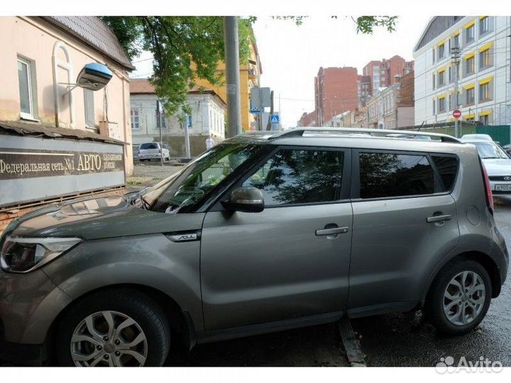Рейлинги для Kia soul 2013-2019 silver/ Can Otomot